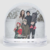 DIY Snow Globe - Custom Photo & Text (Arrière)