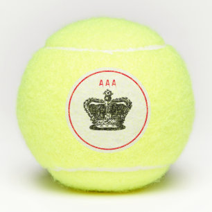 DIY  Tennis Ball MONOGRAM MET CROWN Tennisballen