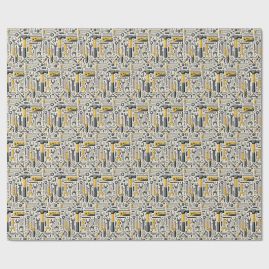 DIY Tool Assortiment Cadeaupapier (Vlak)