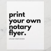 DIY Upload uw eigen aangepaste mobiele marketing Flyer (Voorkant)