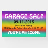 DIY - Voeg je eigen achtergrond, tekst en ideeën t Spandoek (Horizontaal)