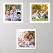DIY Voeg je eigen familiefoto toe Muurkunst Sets (Voorkant)