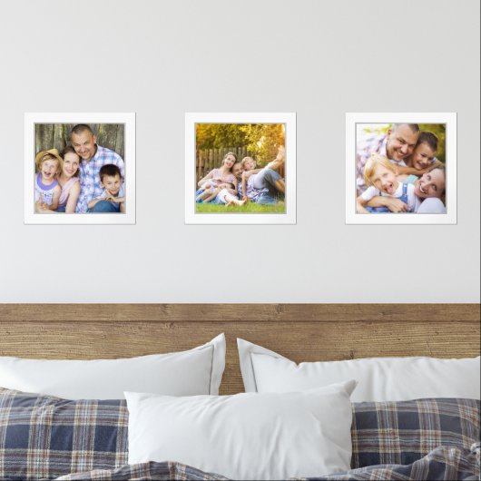 DIY Voeg je eigen familiefoto toe Muurkunst Sets (Slaapkamer)