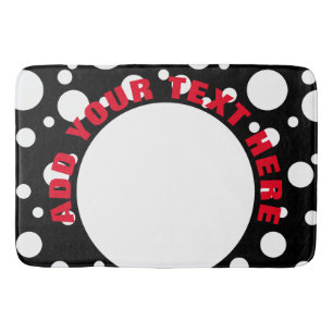 DIY - Voeg uw eigen teken, foto en tekst toe Badmat