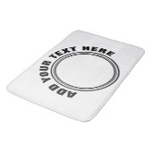 DIY - Voeg uw eigen teken, foto en tekst toe Badmat (Gekanteld)