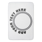 DIY - Voeg uw eigen teken, foto en tekst toe Badmat (Voorkant Verticaal)