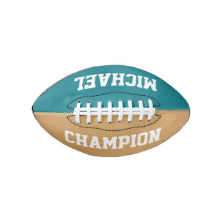 DIY - Voeg uw enige woorden en achtergrondkleuren American Football