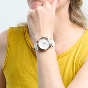 DIY Watch Aangepaste tekst, naam, kleur Horloge