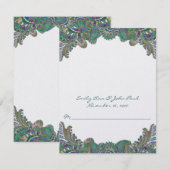 DIY You Score and Fold Tent Wedding Place Cards Kaart (Voorkant / Achterkant)