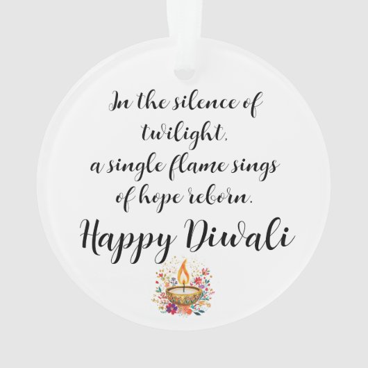 Diya de la dévotion (dos)