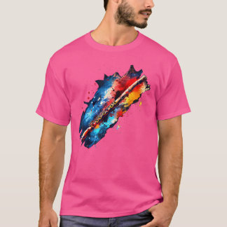 Dizi instrument kleurrijke geschilderde Dizi Chine T-shirt