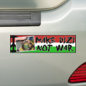 Dizi niet-oorlogsbumpersticker maken bumpersticker (Op auto)