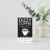 dizzy coffee loyalty program (Staand voorkant)