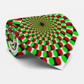 Dizzy Maker Green en Red Stropdas (Opgerold)