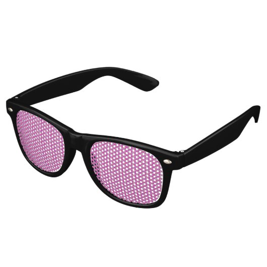 Dizzy Pink Retro Zonnebril (Gekanteld)