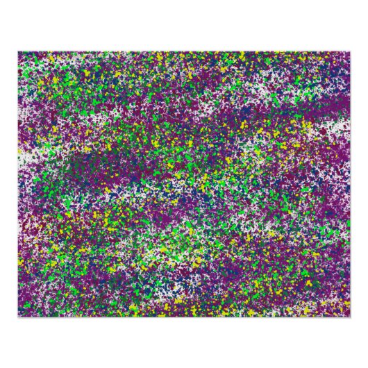 Dizzy Splatter Perfect Poster (Voorkant)