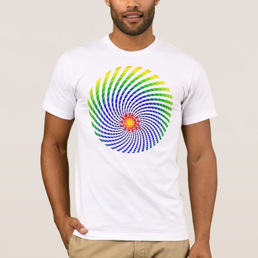 Dizzy Sun Rainbow One Sided Shirt (Voorkant)