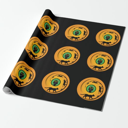 Dizzy Wheel Cadeaupapier (Uitgerold)