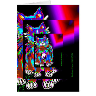 DizzyCats-kaarten met de gekke Psycho DizzyC