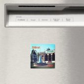 DJ005 DIKHIL, Bernard Square, Djibouti, Fridge Magneet (Insitu (Vaatwasser))