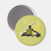 dj-2 magneet (Voorkant / Achterkant)