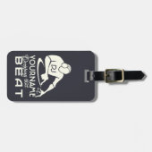 DJ aangepast bagagelabel (Voorkant horizontaal)