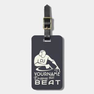 DJ aangepast bagagelabel