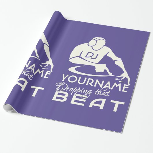 DJ aangepast papier voor kleur- en monogram-onmidd (Uitgerold)