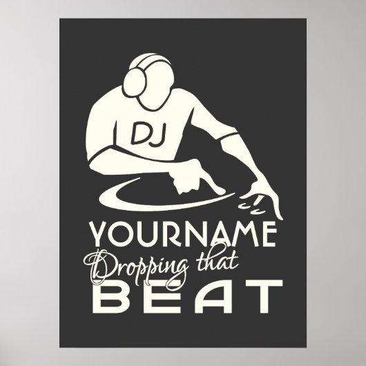 DJ aangepast poster (Voorkant)
