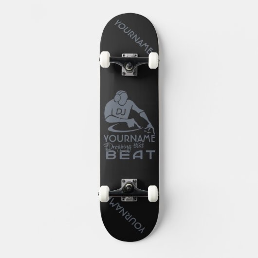 DJ aangepast skateboard (Voorkant)