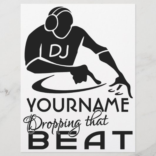 DJ aangepaste flyers (Voorkant)