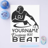 DJ aangepaste flyers (Enkel)