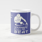 DJ aangepaste kleuren-mokken Jumbo Beker (Rechts)