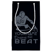 DJ aangepaste naam en cadeautassen voor kleuren Klein Cadeauzakje (Voorkant)