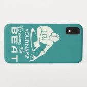 DJ-aangepaste naam- en kleurtelefoonkwesties Case-Mate iPhone Case (Achterkant (horizontaal))