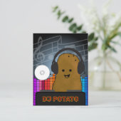 DJ Aardappel Custom Briefkaart (Staand voorkant)