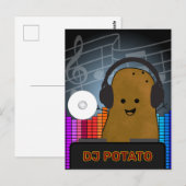 DJ Aardappel Custom Briefkaart (Voorkant / Achterkant)