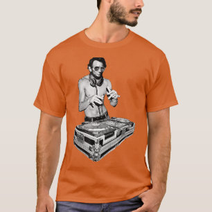 DJ Abraham Lincoln van Basement Mastermind T-shirt