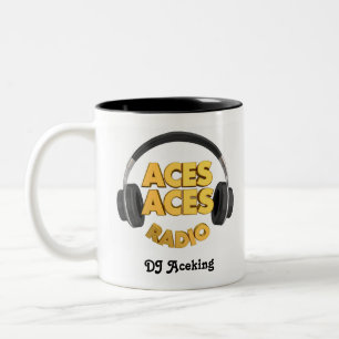 DJ Aceking Tweekleurige Koffiemok