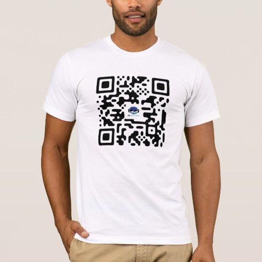 DJ Affable QR Code - Promo Design T-shirt (Voorkant)