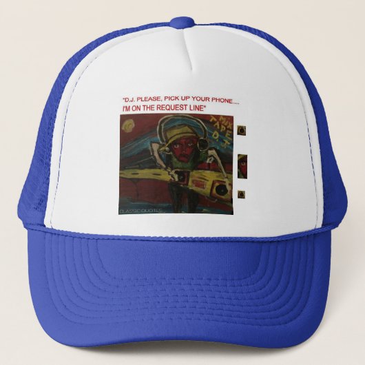 DJ ALS JE BLIEFT TRUCKER PET (Voorkant)