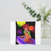 Dj Anime Jr. Briefkaart (Staand voorkant)