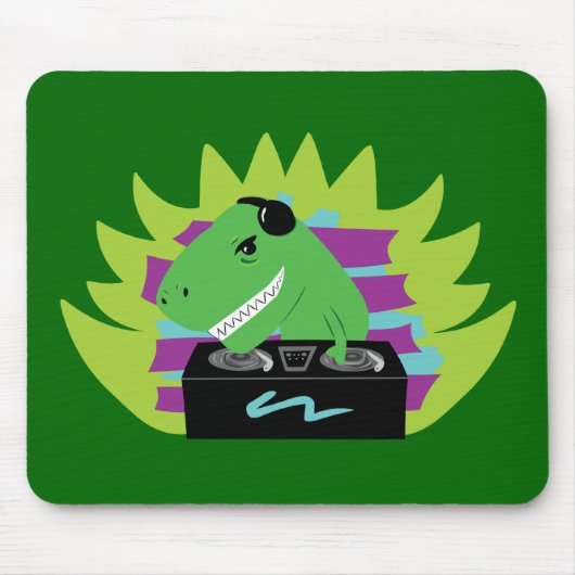Dj-asaurus Rex Muismat (Voorkant)