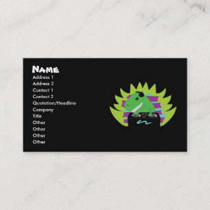 Dj-asaurus Rex T-Rex DJ Visitekaartjes