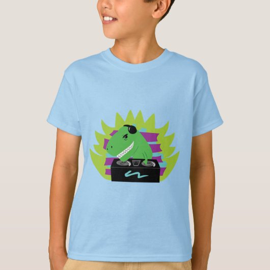Dj-asaurus Rex T-Shirt (Voorkant)