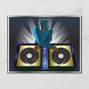 DJ Bachelor Bachelorette Surprise Party Invitation Kaart