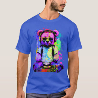 DJ Beer, Teddy, Cartoon, Muziek, Concertfestivals T-shirt