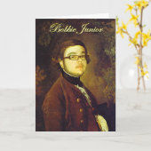 DJ Bobbie Junior Kaart (Gele Bloem)