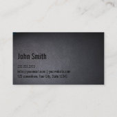 DJ Bold Text Cool Black Modern minimalist Visitekaartje (Achterkant)