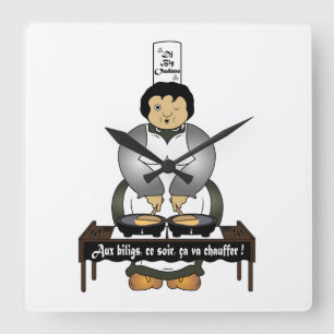 Dj Breton Vierkante Klok